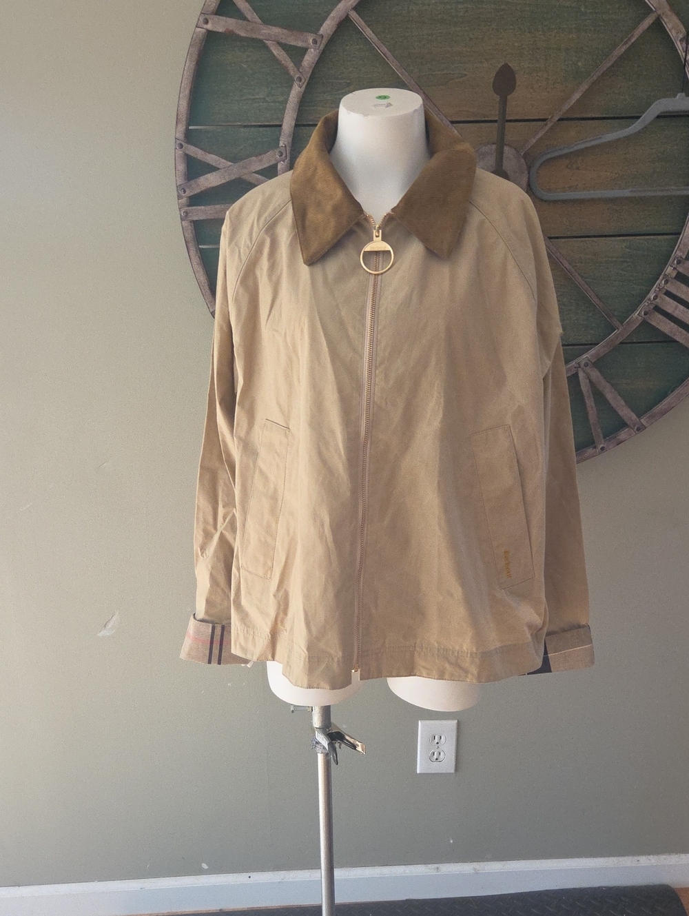Barbour Catlin Casual Jacket USA Size 14 Barbour Sizing 18